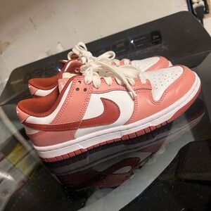 Nike Pink and White Women's Sneakers